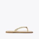 Kurt Geiger Crystal Mix Flip Flop - Gold