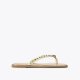 Kurt Geiger Crystal Mix Flip Flop - Gold