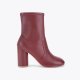 Kurt Geiger Langley Round Ankle Boot - Wine