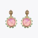 Kurt Geiger Small Regency Drop Earring - Pink