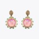 Kurt Geiger Small Regency Drop Earring - Pink