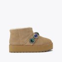 Kurt Geiger Octavia Teddy Bootie - Beige Combination