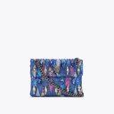 Kurt Geiger Mini Sequin Kensington Bag - Blue Dark Combination
