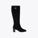 Kurt Geiger Chelsea Trim Knee Boot - Black