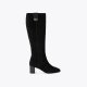 Kurt Geiger Chelsea Trim Knee Boot - Black