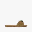 Kurt Geiger Kensington Flat Sandal - Camel