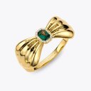 Kurt Geiger Extra Large Bow Bangle - Gold