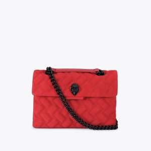 Kurt Geiger Leather Kensington Bag - Red