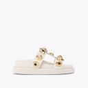 Kurt Geiger Orson Multi Studded Sandal - Bone