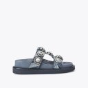 Kurt Geiger Orson Crystal Sandal - Denim
