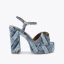 Kurt Geiger Kensington Platform Heel - Denim