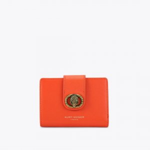 Kurt Geiger Chelsea Fold Wallet - Orange