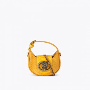 Kurt Geiger Micro Chelsea Hobo Bag - Mustard