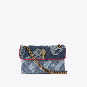 Kurt Geiger Mini Denim Kensington Bag - Denim