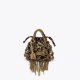 Kurt Geiger Mini Macrame Crystal Bag - Bronze Combination