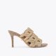 Kurt Geiger Crystal Chain Heel - Gold Combination
