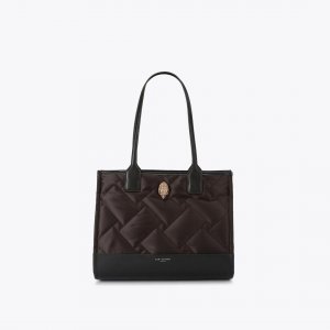 Kurt Geiger Small Recycled Square Shopper Bag - Dark Brown