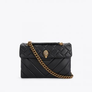 Kurt Geiger Leather Kensington Bag - Black