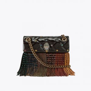 Kurt Geiger Mini Kensington Fringe Bag - Brown Other