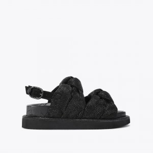 Kurt Geiger Orson Knot Sandal - Black