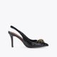 Kurt Geiger Belgravia High Sling Back Heel - Black Other