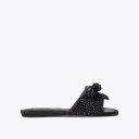 Kurt Geiger Kensington Bow Flat Sandal - Black