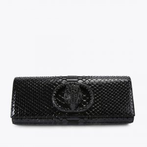 Kurt Geiger Chelsea Drench Long Clutch Bag - Black