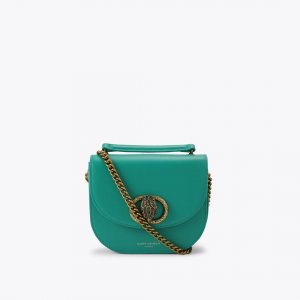 Kurt Geiger Chelsea Saddle Bag - Green Other