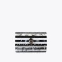 Kurt Geiger Party Eagle Clutch Bag - Black White