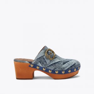 Kurt Geiger Mayfair Clog - DENIM