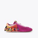Kurt Geiger Islington Beaded Tassel Sneaker - Fushia Combination