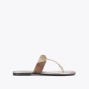 Kurt Geiger Kensington T-bar Sandal - Gold Combination