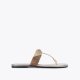 Kurt Geiger Kensington T-bar Sandal - Gold Combination