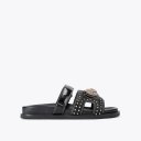 Kurt Geiger Eagle Stud Cut Out Sandal - Black Other