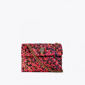 Kurt Geiger Mini Leather Kensington Bag - Red Combination