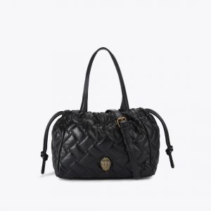 Kurt Geiger Small Kensington String Tote Bag - Black