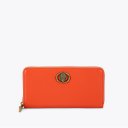 Kurt Geiger Chelsea Zip Wallet - ORANGE