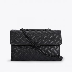 Kurt Geiger Xxl Kensington Drench Bag - BLACK