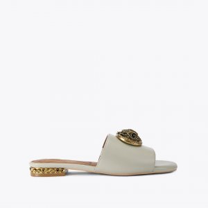 Kurt Geiger Chelsea Flat Sandal - GREY LIGHT