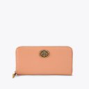 Kurt Geiger Chelsea Zip Around Wallet - Tan Combination