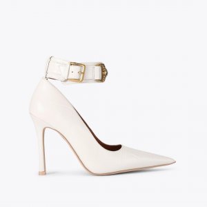 Kurt Geiger Mansion Ankle Strap Court - Bone