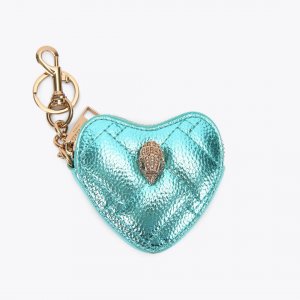 Kurt Geiger Kensington Heart Charm - Mid Green