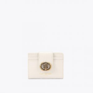 Kurt Geiger Chelsea Drench Card Wallet - BONE
