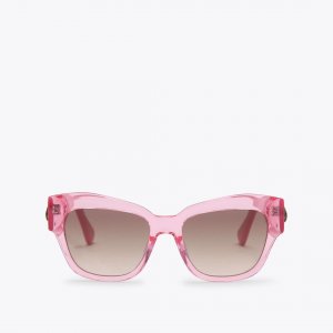 Kurt Geiger Small Kensington Butterfly Sunglasses - Pale Pink