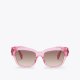 Kurt Geiger Small Kensington Butterfly Sunglasses - Pale Pink