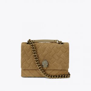 Kurt Geiger Large Kensington Kurt Bag - Camel
