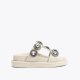 Kurt Geiger Orson Crystal Sandal - Bone Combination