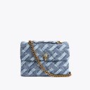 Kurt Geiger Large Denim Kensington Bag - Denim