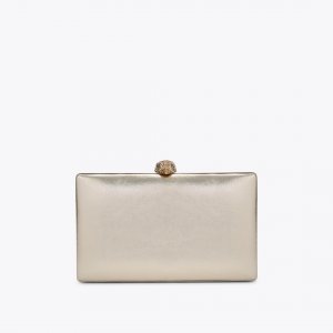 Kurt Geiger Kensington Clutch Bag - Gold