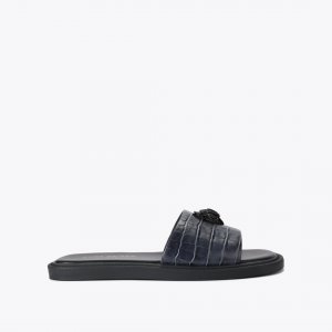Kurt Geiger Oscar Slide Sandal - Navy